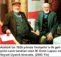 ATATÜRK’ÜN YENİŞEHİR’E GELİŞ TARİHİ BELGELENDİ