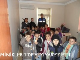 MİNİKLER TDP’Yİ ZİYARET ETTİ