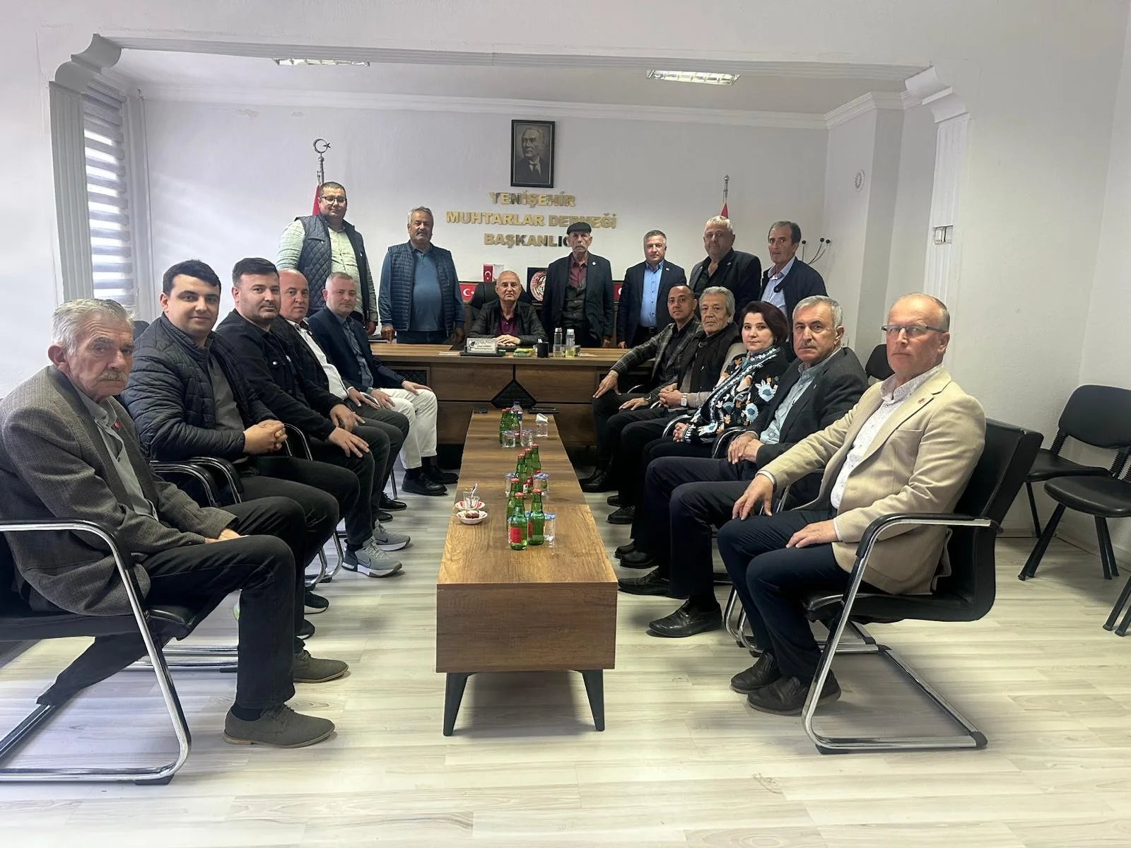 Atatürkçü Düşünce Derneği Yenişehir Muhtarlar Derneği’ni ziyaret etti