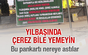 Yılbaşında çerez bile yemeyin