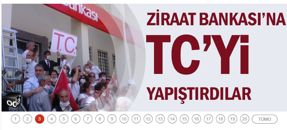 CHP’nin Yenişehir’deki protestosu ulusal basında