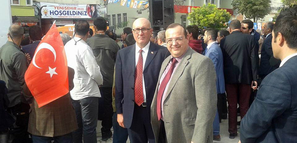 Yüksekokul Müdürü Serhat Ayas AKP mitinginde…