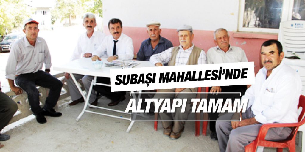 Subaşı’da altyapı çalışmaları tamamlandı